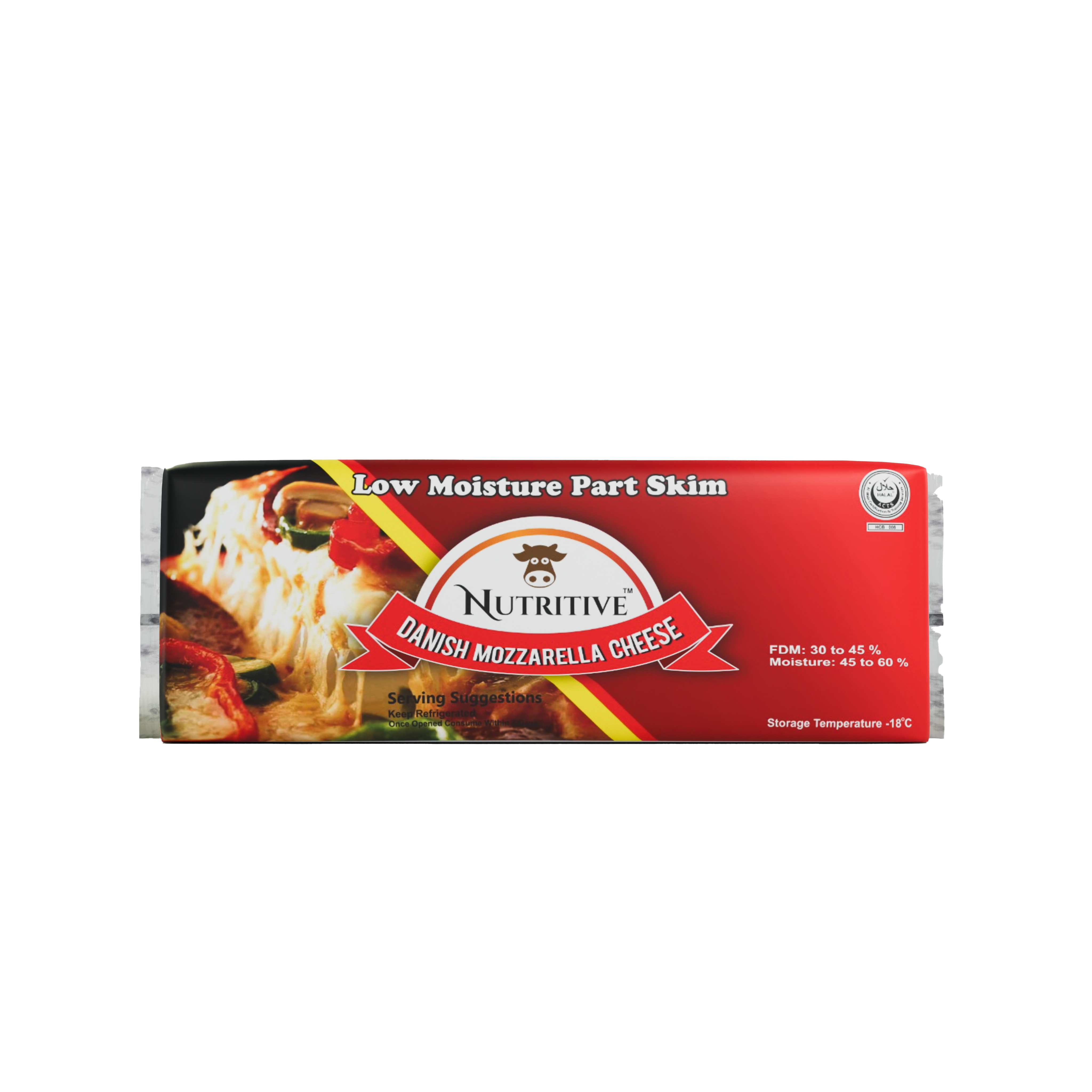 Nutritive Danish Mozzarella Cheese 2kg