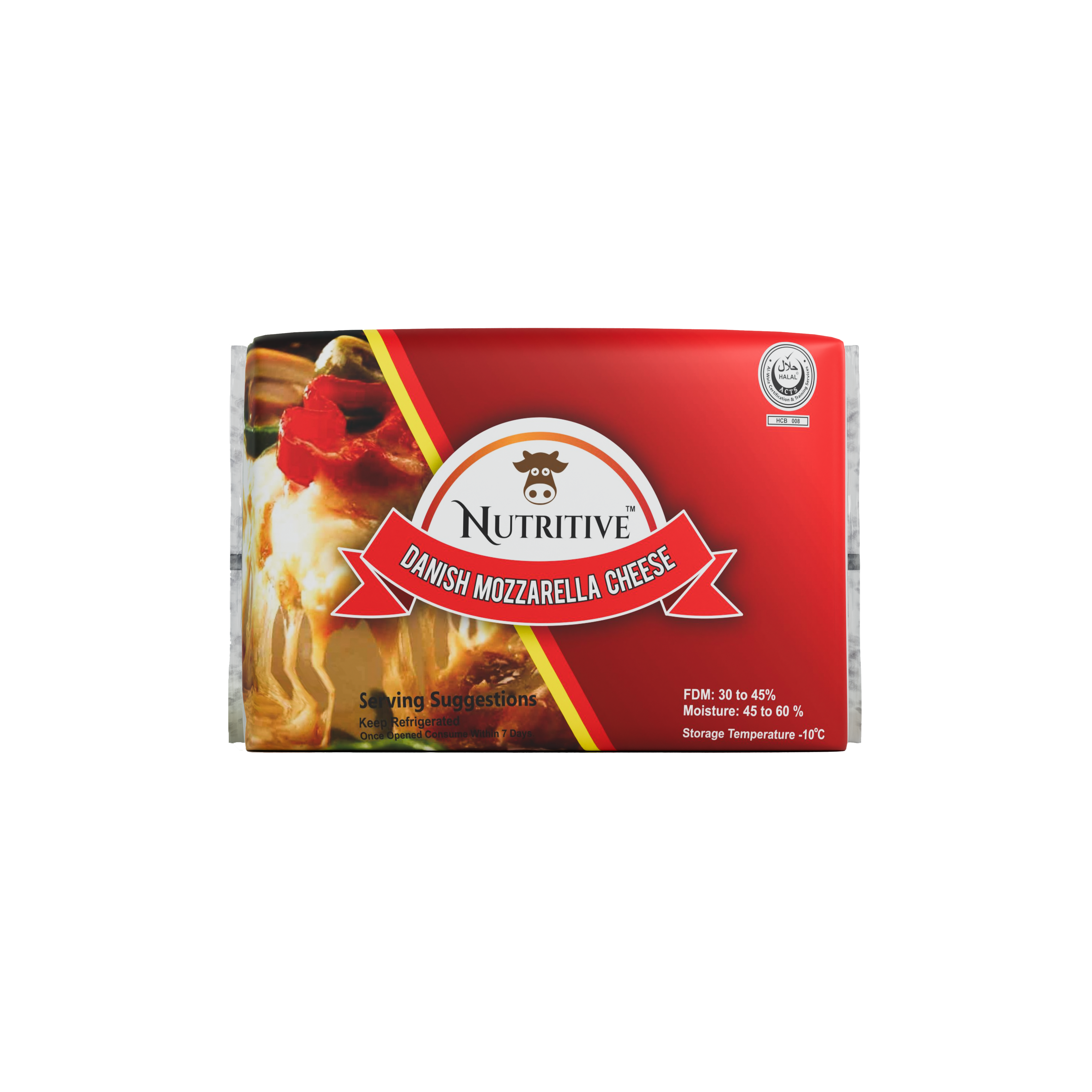 Nutritive Danish Mozzarella Cheese 1kg