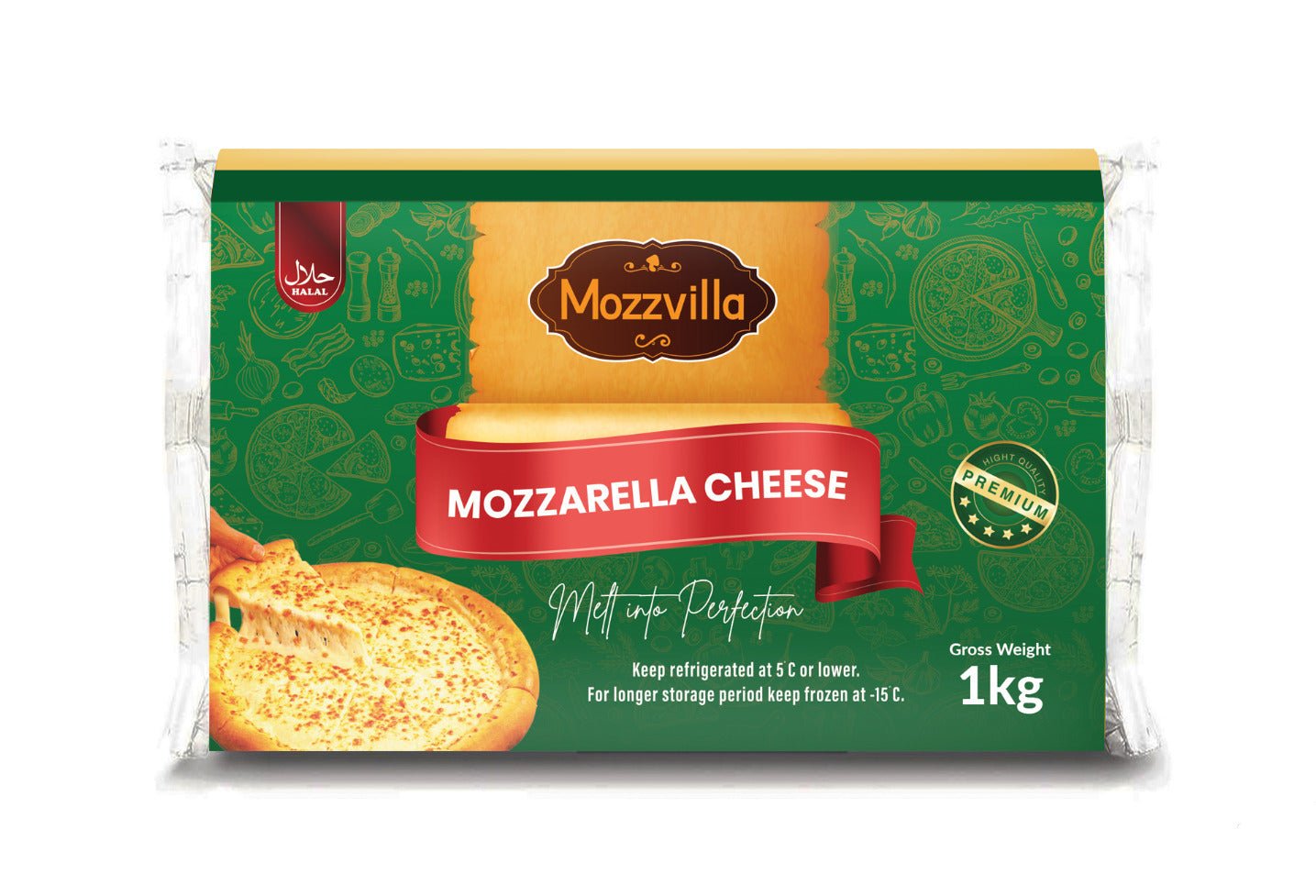 Mozz-Villa Mozzarella Cheese 1kg