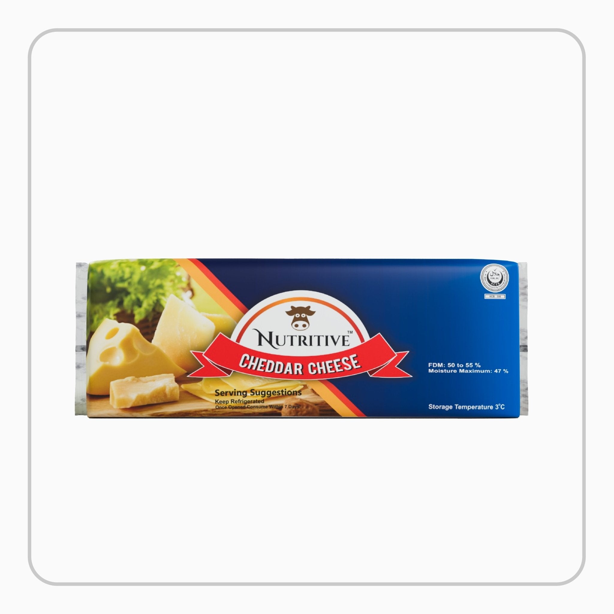 Nutritive Cheddar Cheese 2kg